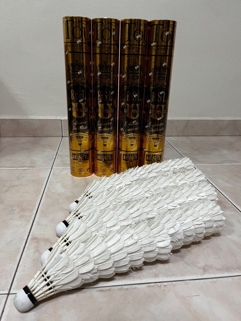 RSL Ultimate Badminton Shuttlecock Shuttle [used], Sports Equipment, Sports & Games, Racket