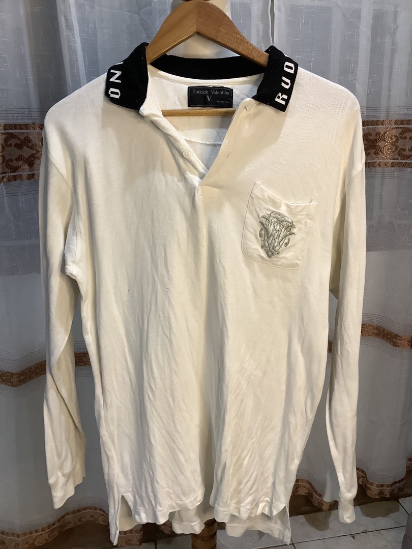 eventyr Inspektør Hysterisk Rudolph Valentino Sports Club Polo Shirt Longsleeves, Men's Fashion, Tops &  Sets, Tshirts & Polo Shirts on Carousell