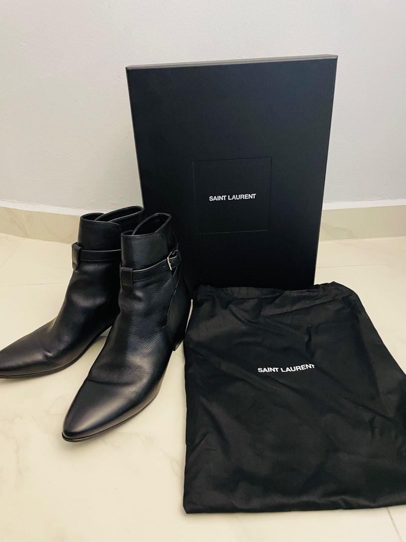 Ysl black deals boots