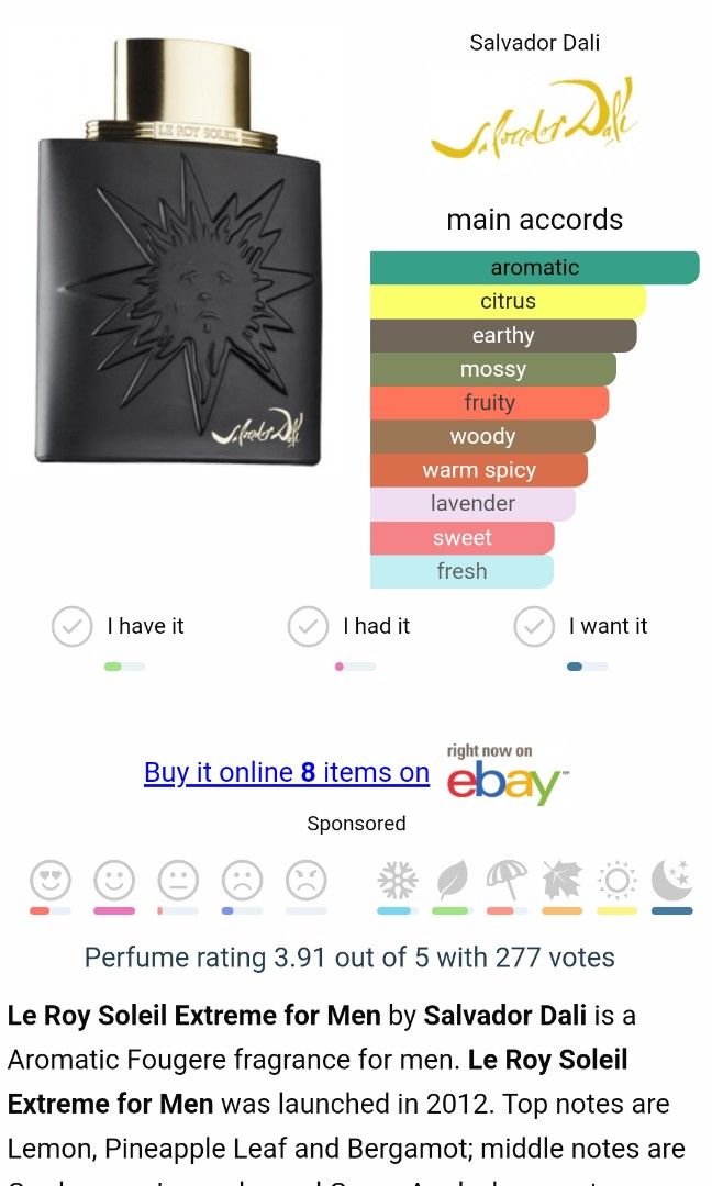 Salvador dali sale roy soleil extreme