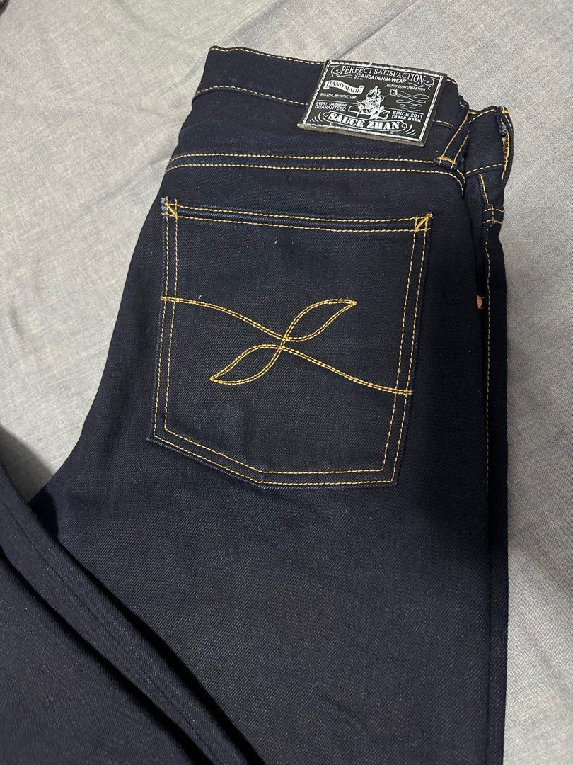 Sauce Zhan Selvedge Denim, Men's Fashion, Bottoms, Jeans on Carousell