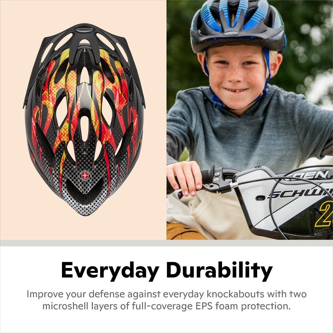 Schwinn thrasher bike deals helmet child