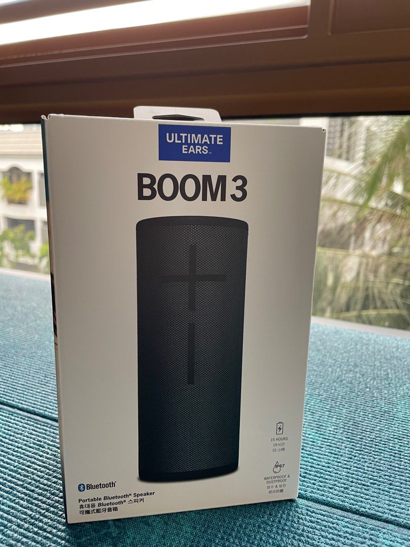 Sealed UE Boom 3 Night Black 2 year warranty Audio