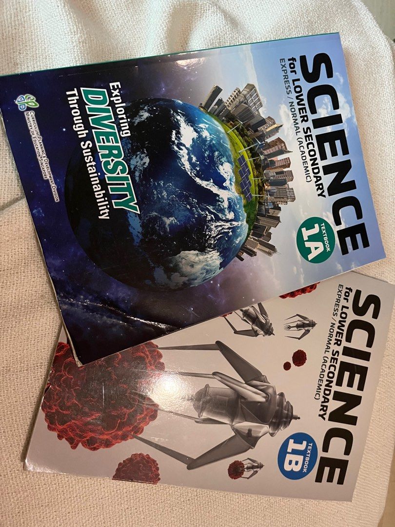 Secondary 1 science textbooks A&B (NA/EXP), Hobbies & Toys, Books
