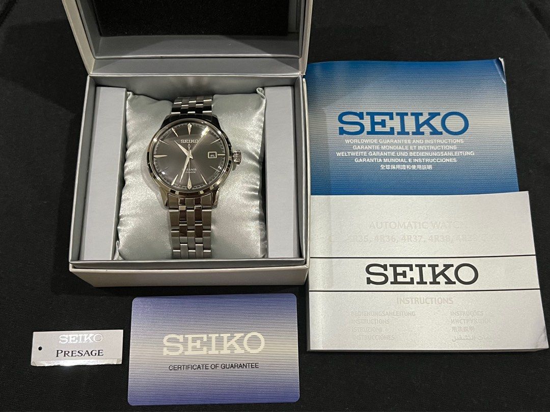 Seiko Presage #SRPE17, Men's Fashion, Watches & Accessories, Watches on  Carousell
