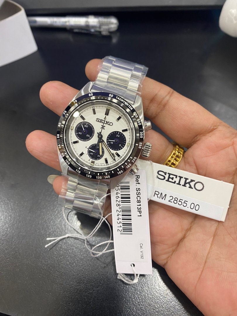 Seiko Prospex SSC813P1 Solar Chronograph “Seiko Panda”, Men's Fashion,  Watches & Accessories, Watches on Carousell