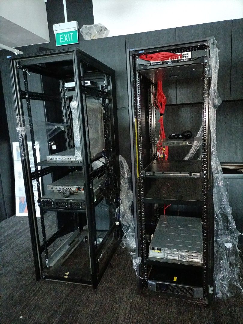 Server rack, Computers & Tech, Office & Business Technology on Carousell