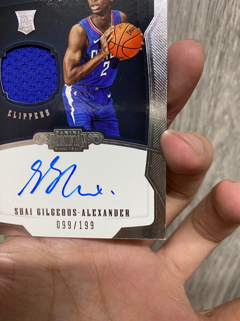 Shai Gilgeous Alexander RC Jersey Auto, Hobbies & Toys