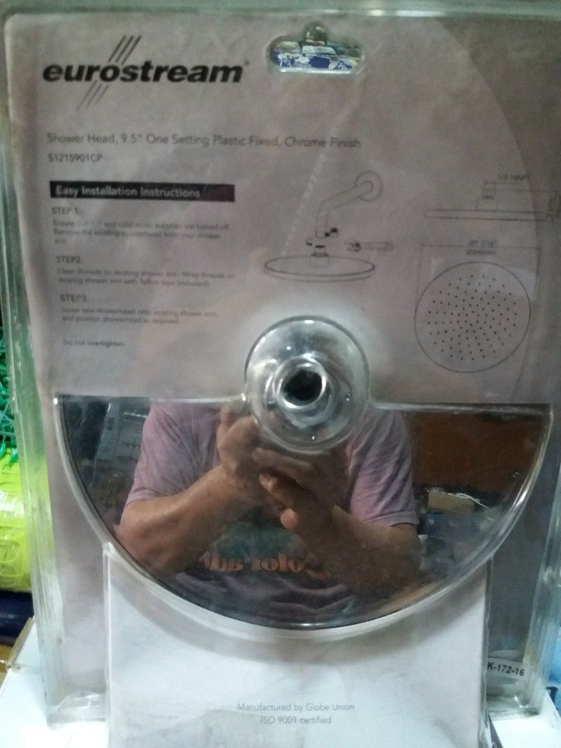 Shower Head 9.5' chrome finish (Category: Bathtub & Bath Accessories) located in Paranaque City. Submitted by isay_virtualstore (Listing ID 1201669889, Image 3). Description: brand: Eurostream shower head 9.5' one setting chrome finish new.