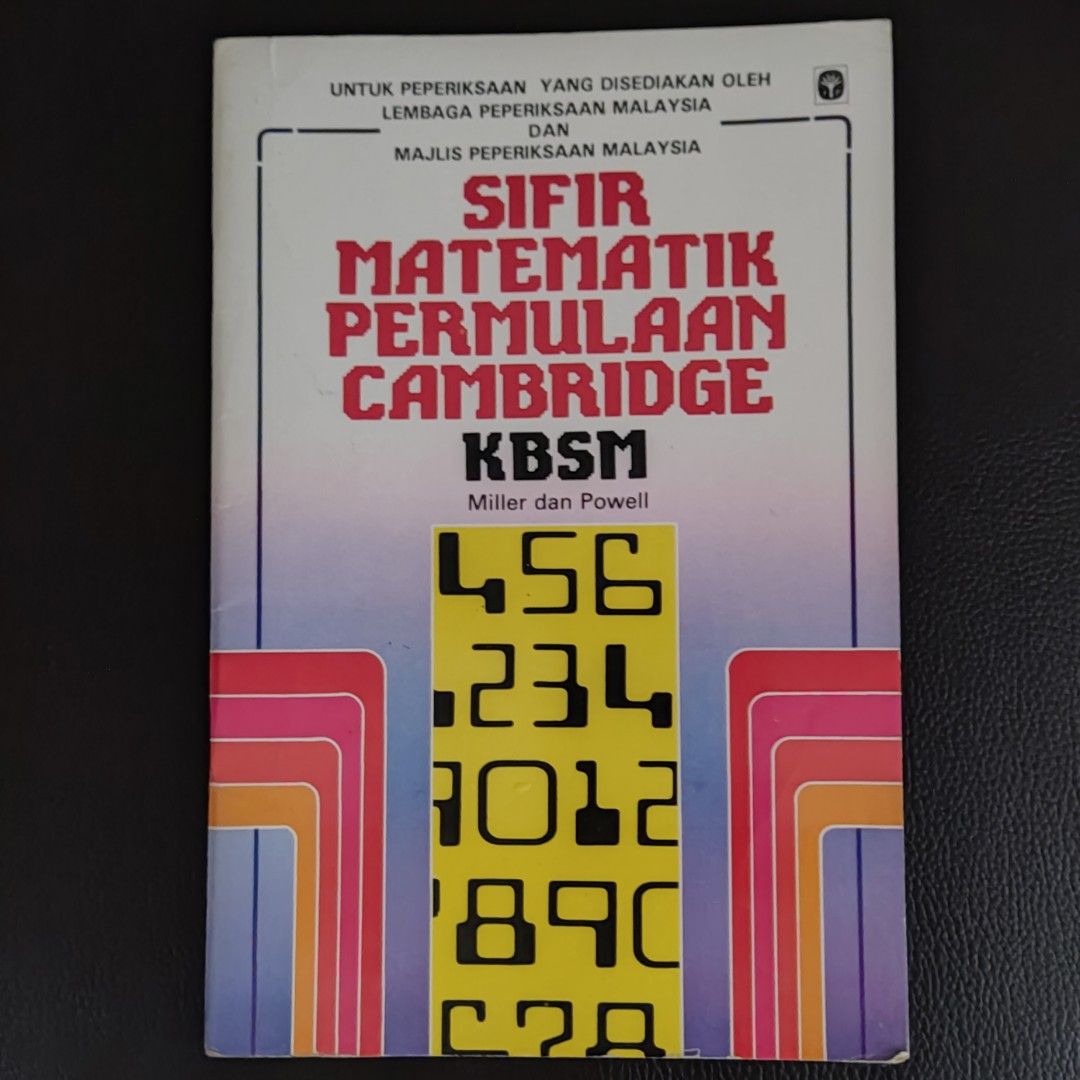 Sifir Matematik Pemulaan Cambridge Hobbies Toys Books Magazines
