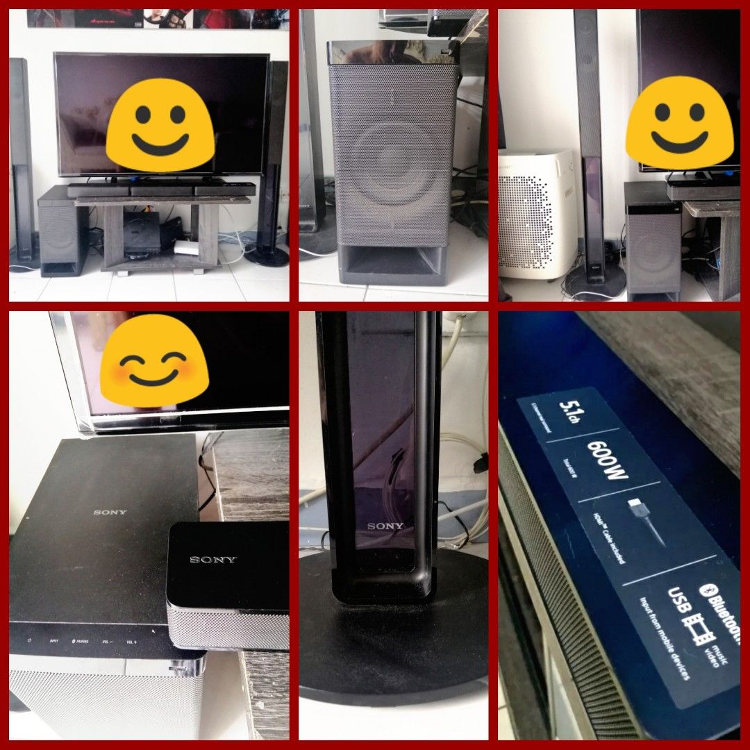 SONY HOME CINEMA SOUND BAR SYSTEM WITH BLUETOOTH, Audio, Soundbars