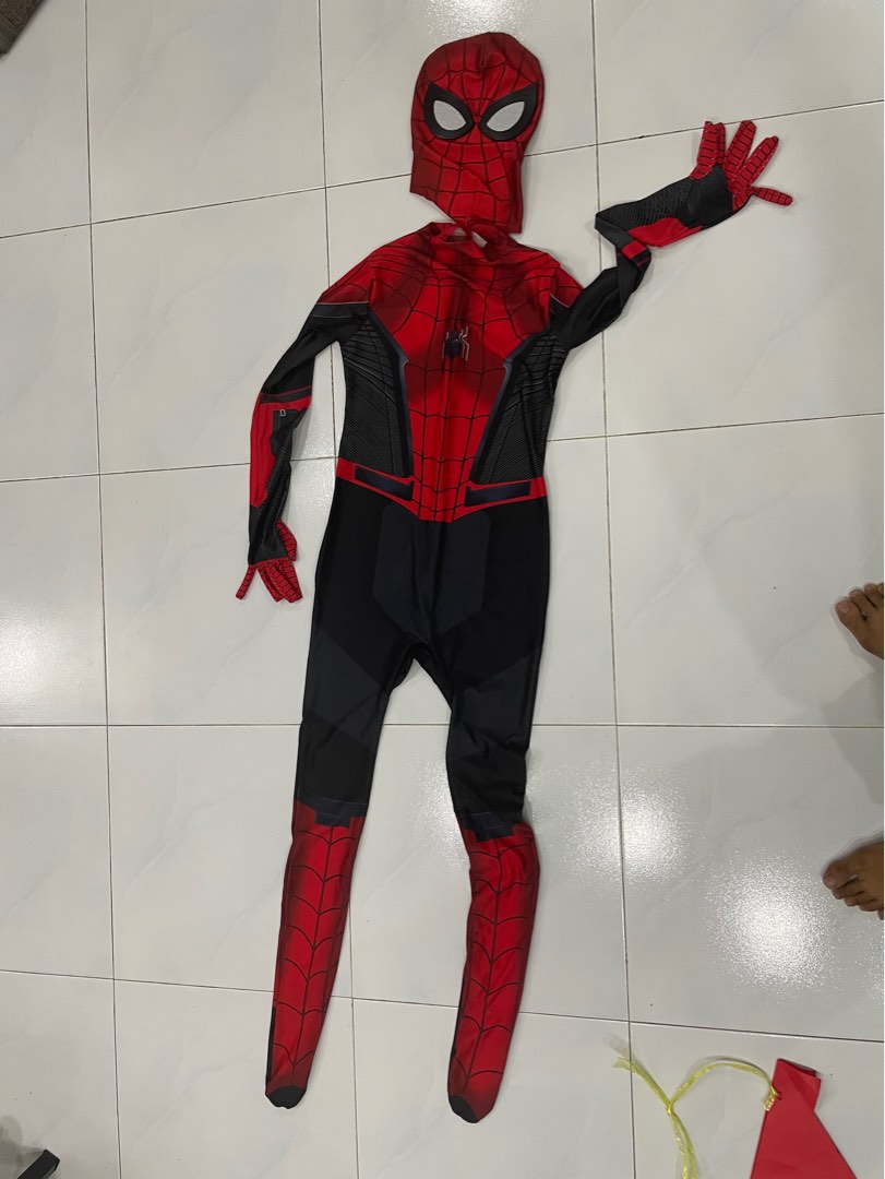 Spiderman costume, Men's Fashion, Tops & Sets, Sets & Coordinates on ...