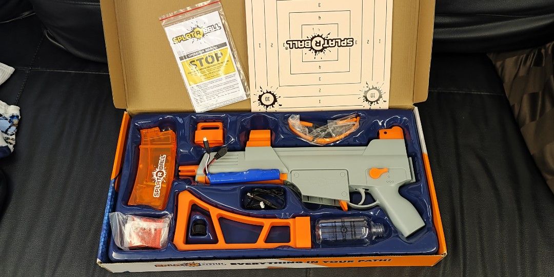FXT WORKS Accessories Compatible With SRB400, SRB400-SUB Water Bead Blaster Gun (Tactical Mount Sight Set, Orange) In