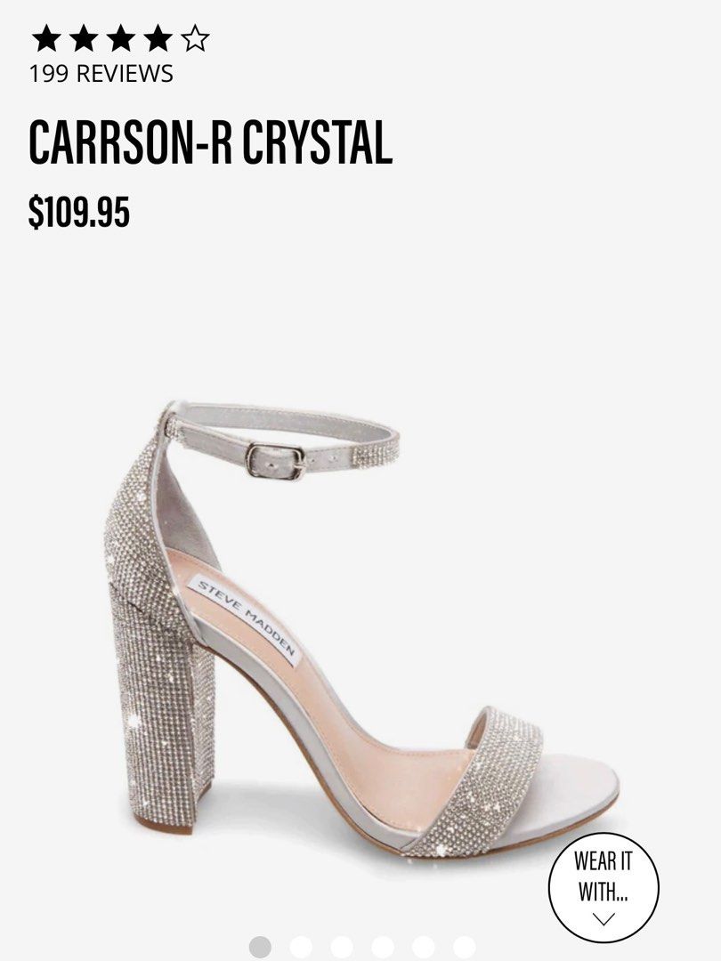STEVE MADDEN CARRSON R CRYSTAL heels Women s Fashion Footwear
