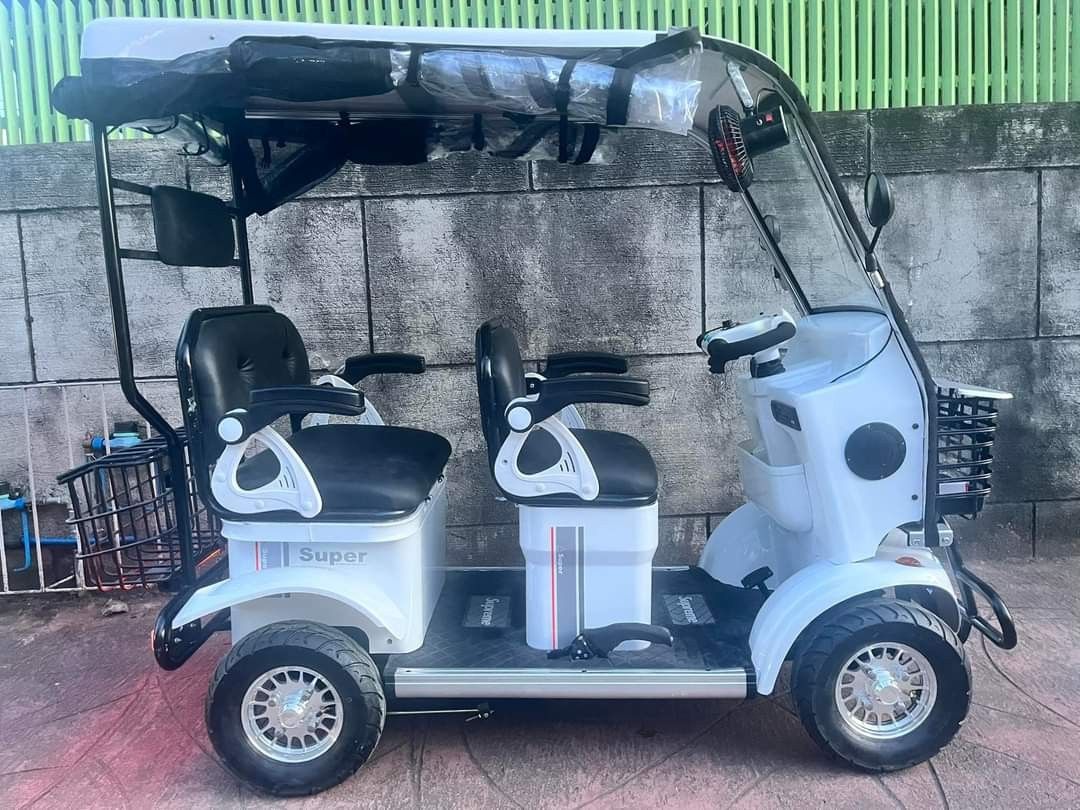 Super 006 4 Wheel Ebike, Sports Equipment, Bicycles & Parts, Bicycles On  Carousell