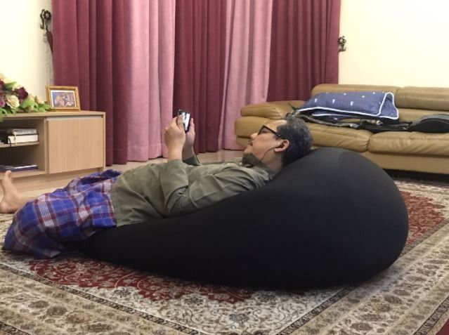 Super King Size Bean Bag Sofa Lazy Chair Kerusi Malas Bedroom