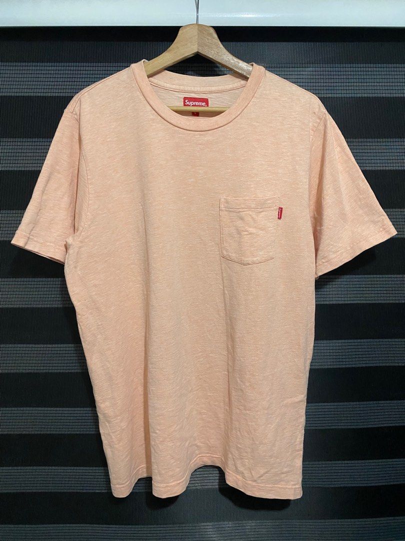 supreme pocket tee white