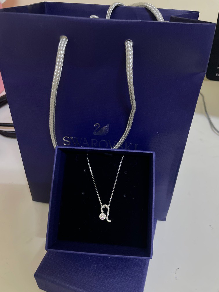 Swarovski zodiac necklace sale leo