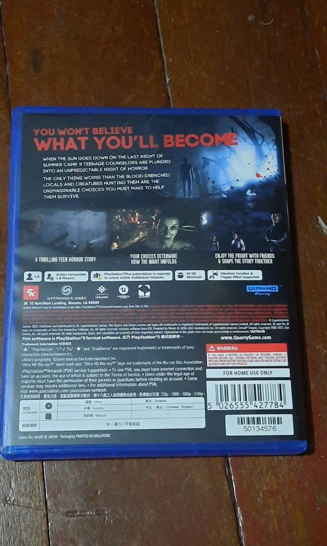 The Quarry (PS5 version), Video Gaming, Video Games, PlayStation on ...
