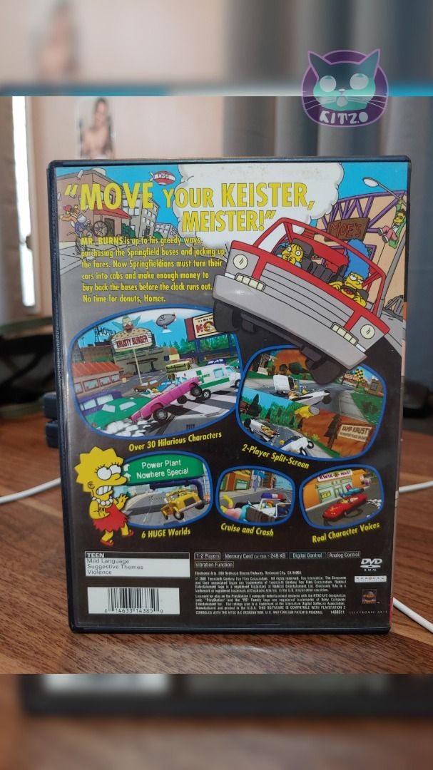 The Simpsons Road Rage Ps2 Video Gaming Video Games Playstation On Carousell