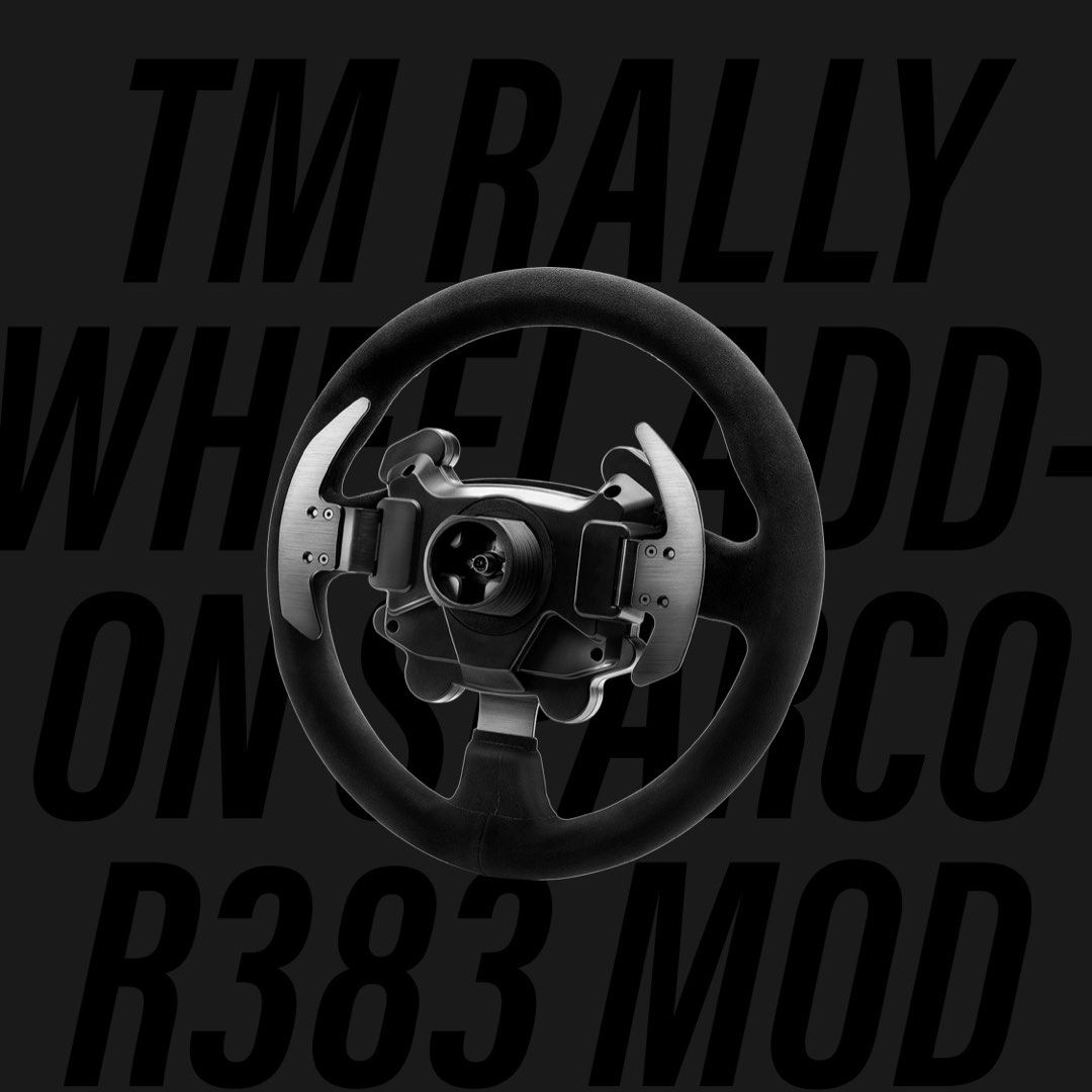 Thrustmaster SPARCO R383 MOD+ (RALLY WHEEL ADD-ON) (Category: Controllers) located in Las Pinas. Submitted by Karasell (Listing ID 1201659047, Image 2). Description: THRUSTMASTER X SPARCO* The slickest simracing rally wheel!.