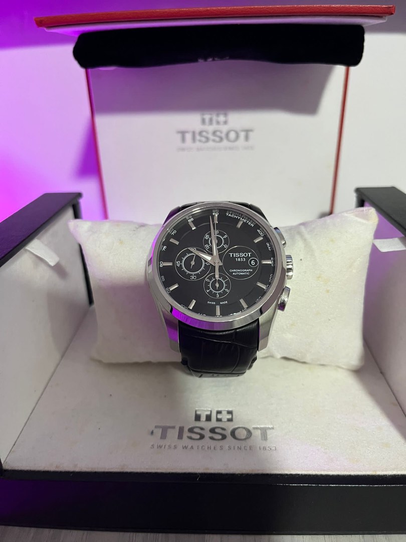 Tissot Couturier Automatic Chronograph, Luxury, Watches on Carousell