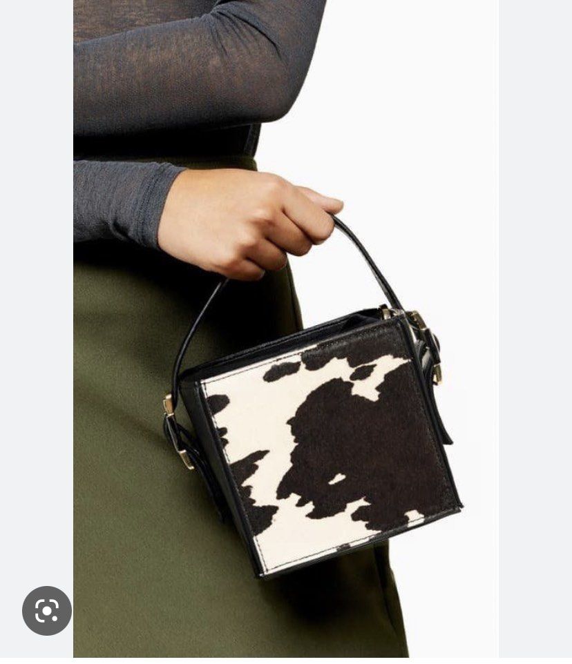Cow print purse topshop outlet