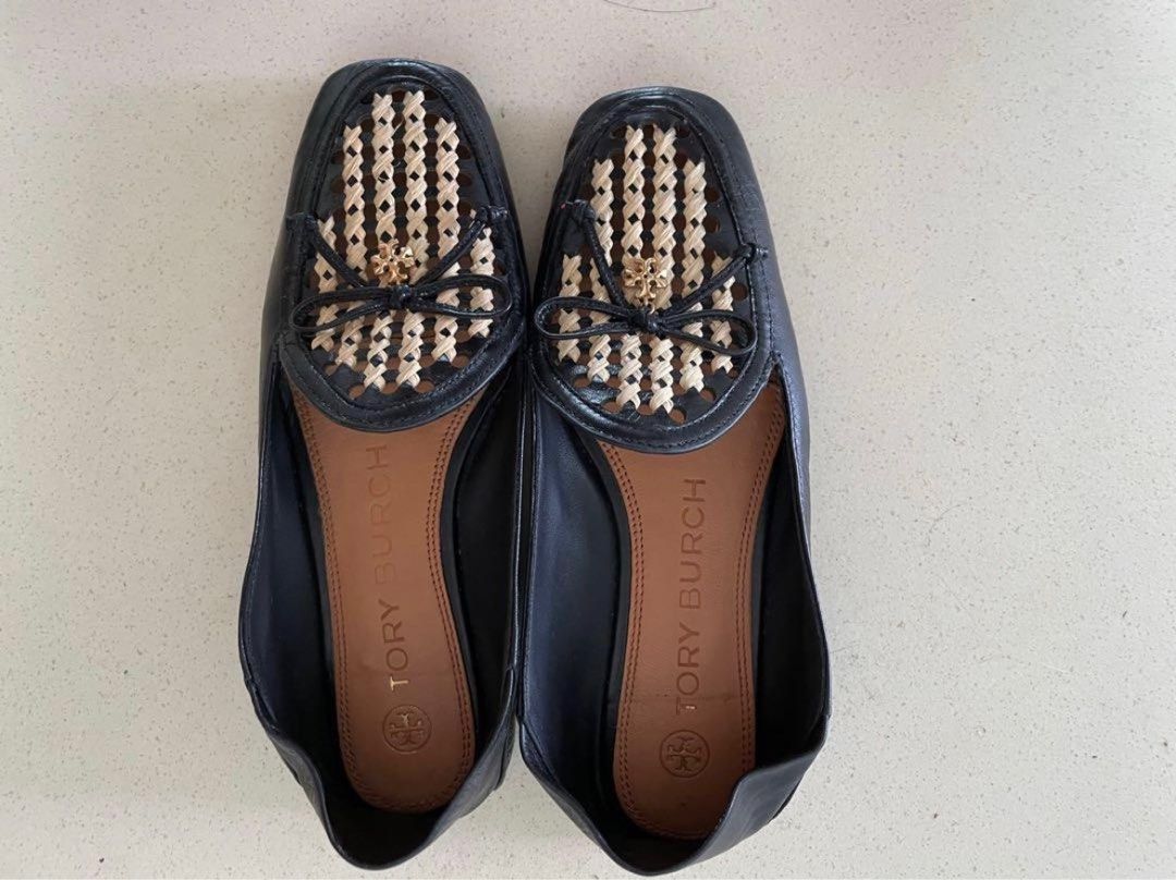 Tory Burch charm woven 5mm loafers, Women's Fashion, Footwear, Loafers on  Carousell