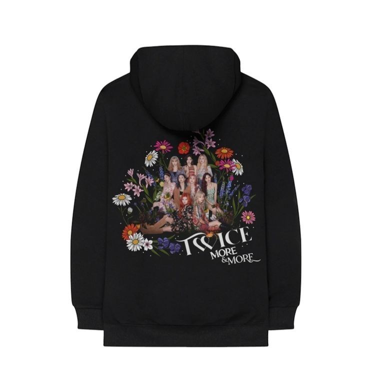 TWICE MORE MORE FLORAL HOODIE Large