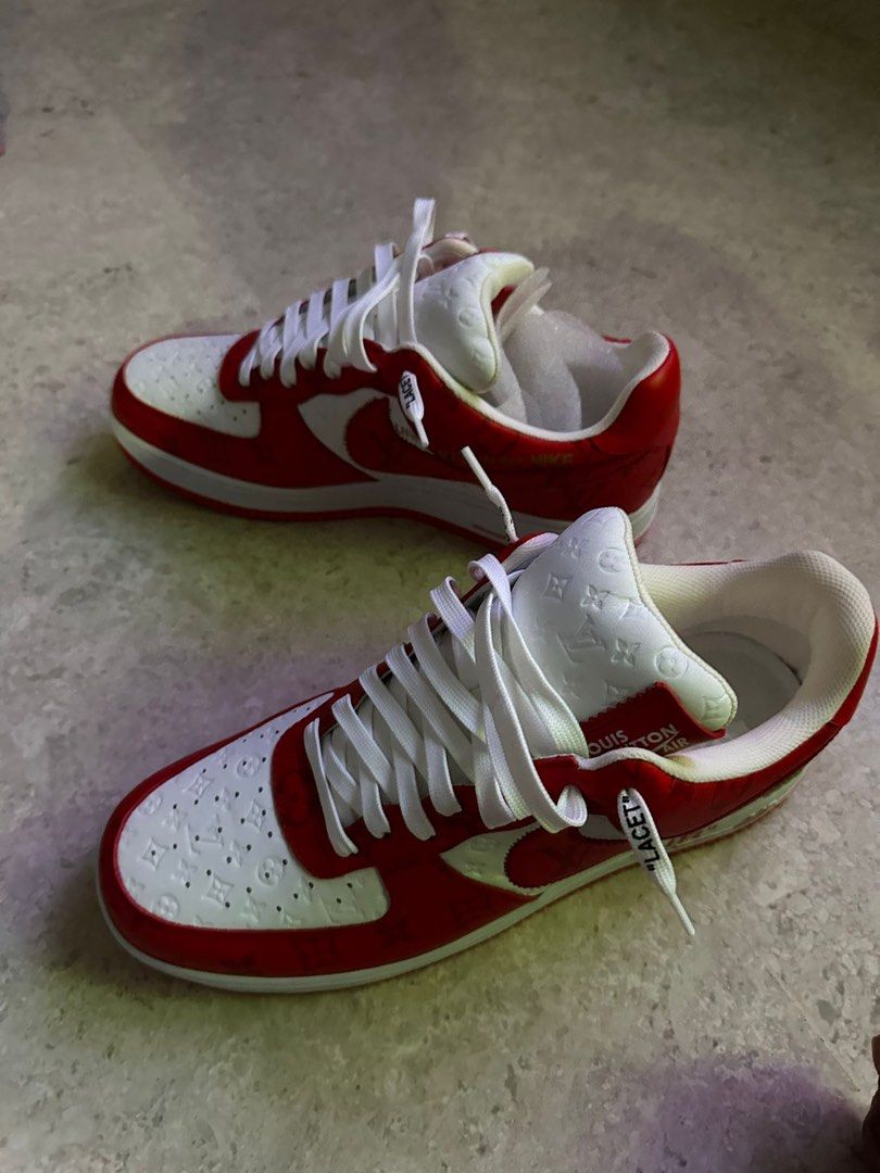 Louis Vuitton x Nike Air Force 1 Low Red: Un Clásico del Streetwear - Mundo  Sneakers