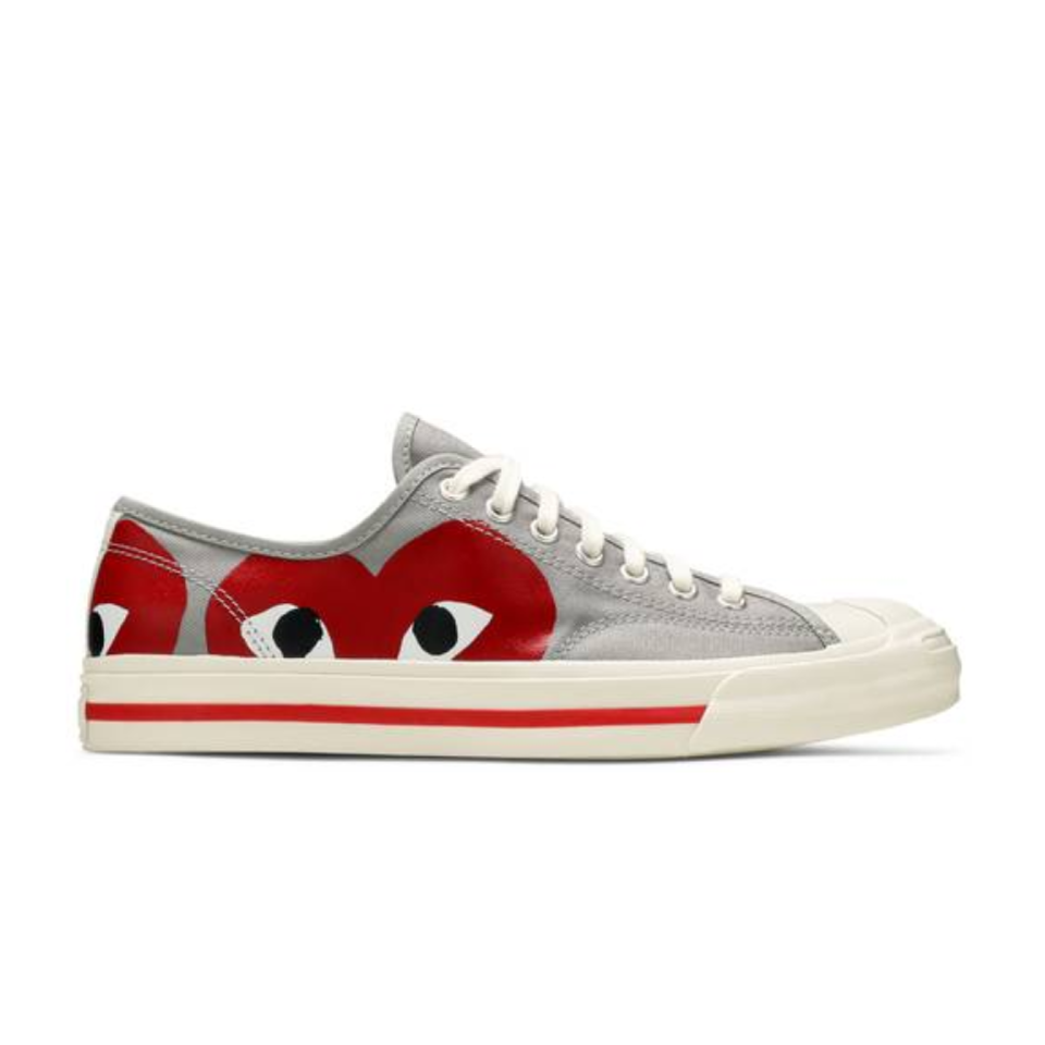 US Size 11 Converse Comme des Garcons PLAY x Jack Purcell Drizzle Red Ox Street Luxury Sneakers Footwear on Carousell