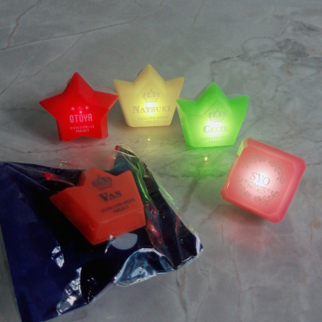 Utapri Concert Ring Penlights Set Uta no Prince Sama, Hobbies & Toys