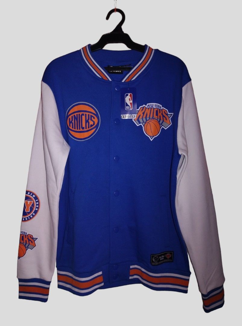 Knicks varsity jacket hot sale