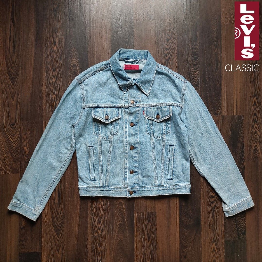 VINTAGE CLASSIC LEVI'S STRAUSS & CO.® ORIGINAL | Red Tab Denim Trucker  Jacket, Men's Fashion, Coats, Jackets and Outerwear on Carousell