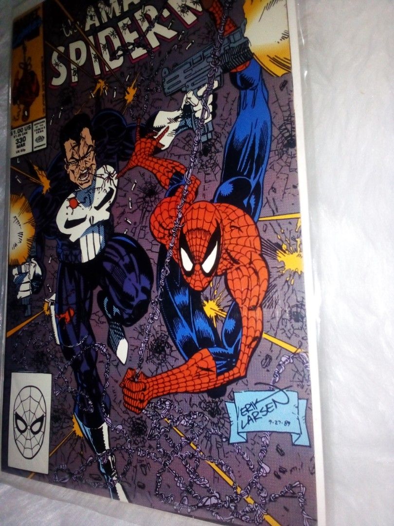 VINTAGE MARVEL COMICS #330 THE AMAZING SPIDERMAN (Category: Comics & Manga) located in Baguio. Submitted by herbdecoded369 (Listing ID 1201724918, Image 3). Description: VINTAGE COMICS-THE AMAZING SPIDERMAN #330 *GOOD CONDITION ITEM + SF *NOTE: DON'T ASKED OTP OR CODE FOR YOUR SHIPPING ARRANGEMENT *WE USED OUR VERY OWN LBC SOSHOP FIR SHIPPING * DM FOR MORE INFO.