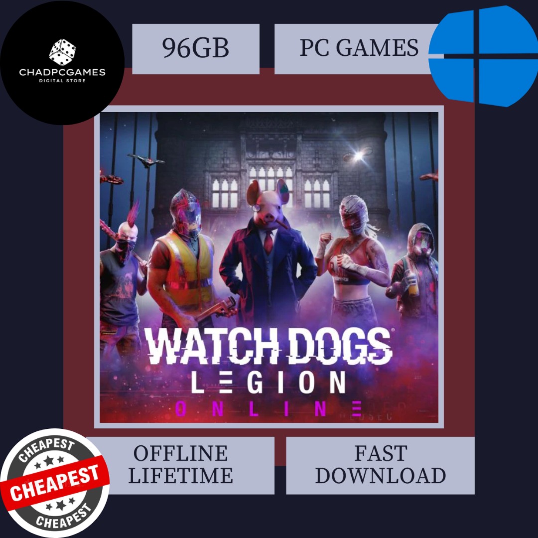 Watch Dogs Legion [PC] (OFFLINE) Digital Download, Video Gaming, Video