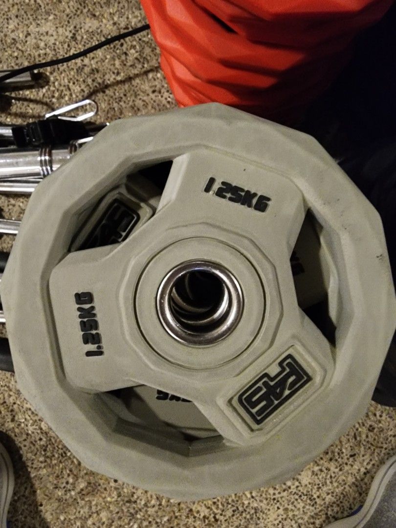 Weighted Plates 10kg, 5kg, 2.5kg, 1.25kg, Sports Equipment, Exercise