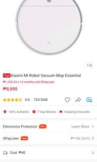Xiaomi Mi Robot Vacuum Mop Essential