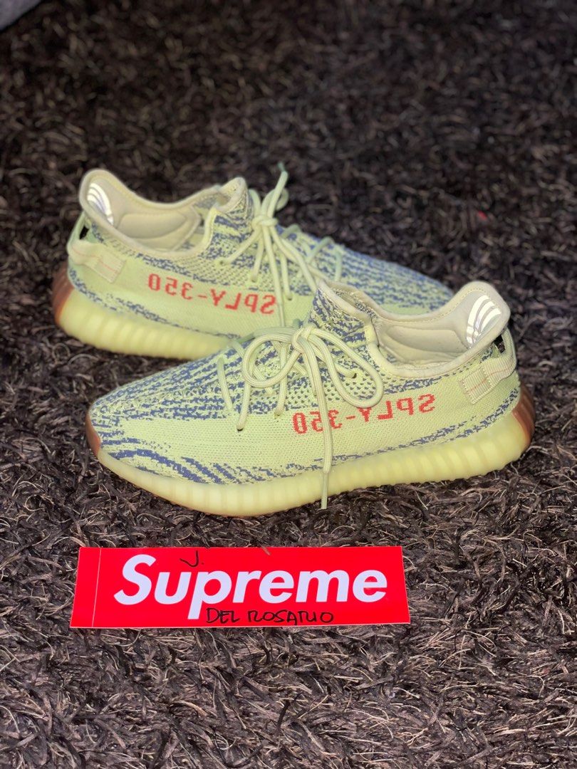 Adidas yeezy hot sale supreme yellow