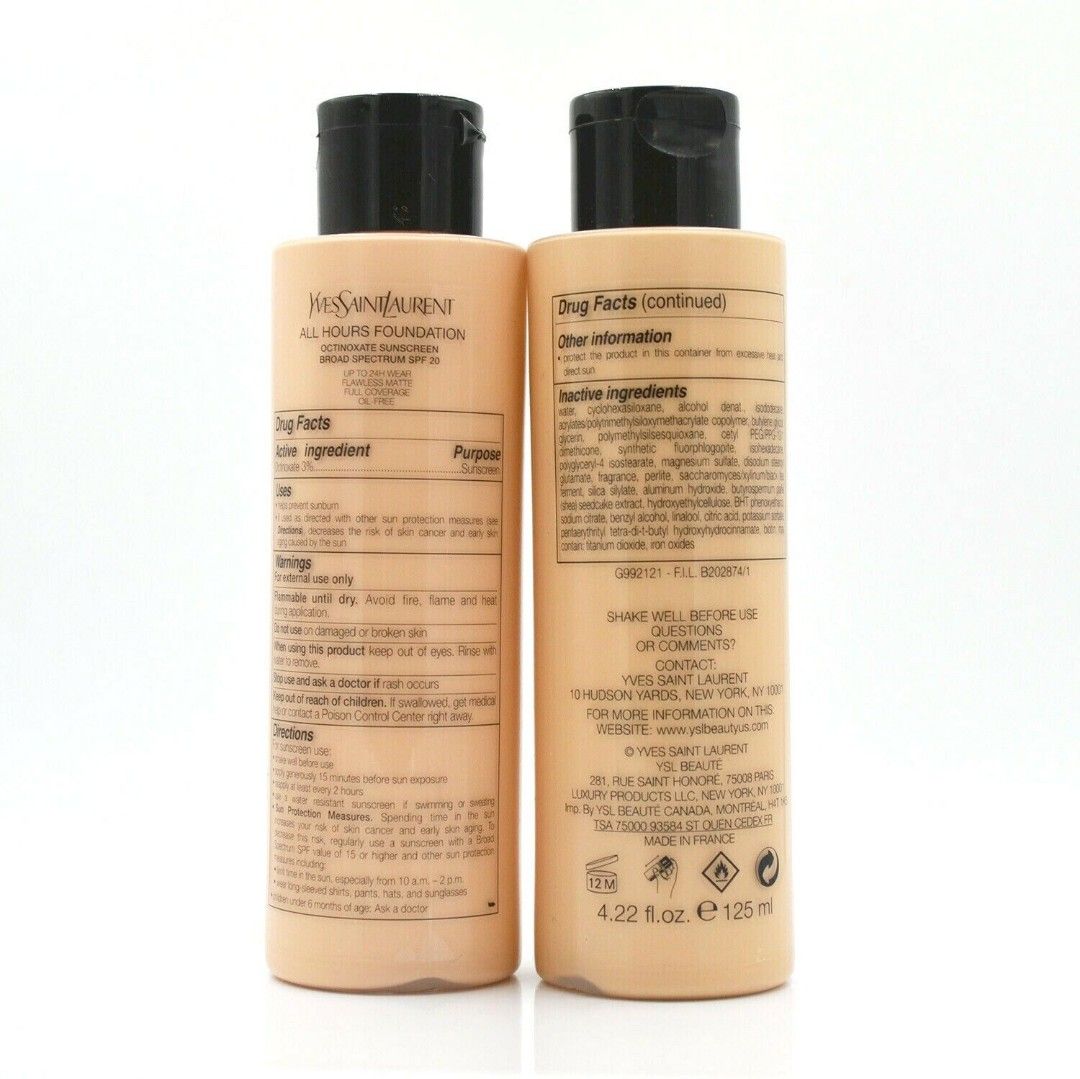 YSL All Hour foundation B40 125ml Beauty Personal Care Face