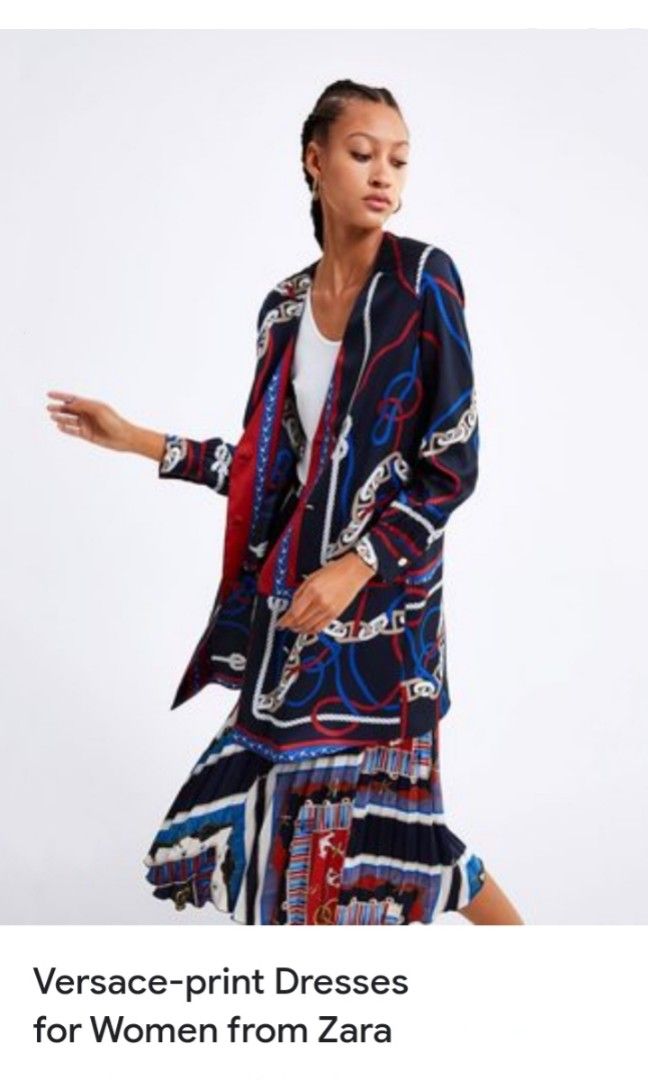 Zara Knot Print Dress atelieryuwa.ciao.jp