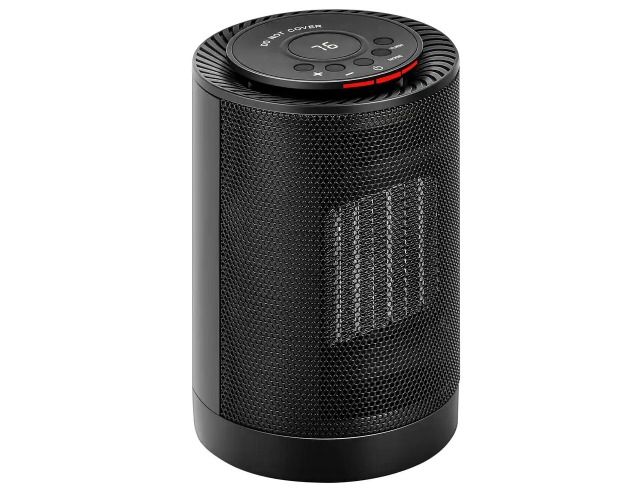 3262] 1200-Watt Electric Ceramic Space Heater with Fan, Thermostat and Auto  Oscillating in Black, TV u0026 Home Appliances, Air Conditioners u0026 Heating on  Carousell