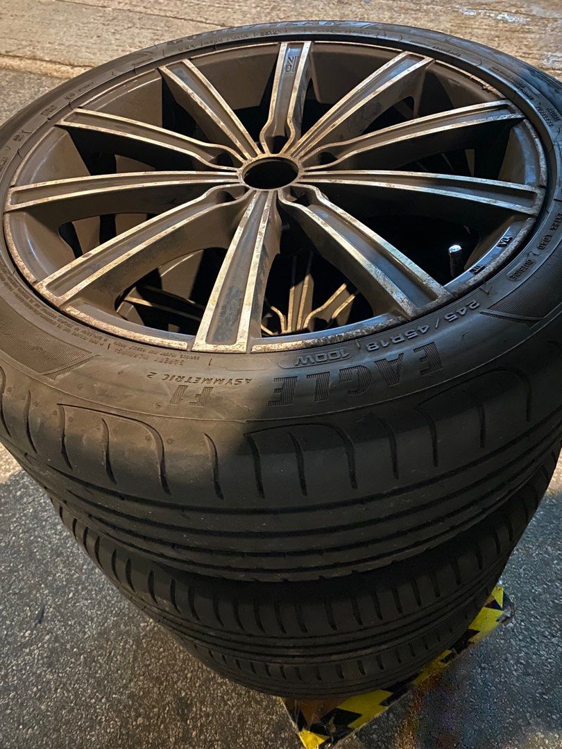 245/45-18. OZ鈴, 汽車配件, 車軚- Carousell