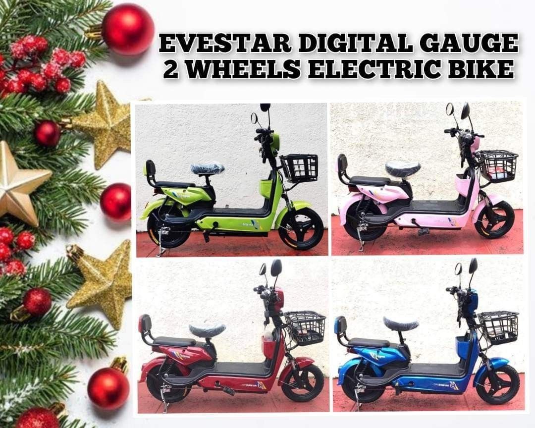 2 WHEELS ELECTRIC BIKE AVAILABLE (Category: Bicycles) located in Antipolo. Submitted by mgrace0920 (Listing ID 1201931175, Image 1). Description: ✨2 WHEELS ELECTRIC BIKE AVAILABLE 🥰 😱DECEMBER PROMO : ‼️ALL EBIKES FREE HELMET 😱 📍AXM-102 2 WHEELS ELECTRIC BIKE ▪️₱11,499.00 🆓FREE HELMET🆓 ❤️Red 🖤Black 📍COOPER 2 WHEELS ELECTRIC BIKE ▪️₱10,999.00 🆓FREE HELMET🆓 ❤️Red 💙Blue 💗Pink 💚Green 📍EROS TDT003 ELECTRIC BIKE(REMOVABLE BATTERY) ▪️₱12,49