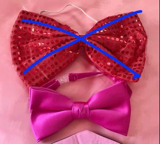 [Playing the Groom] Prank Shiny Large Bow Tie + Pink Large Bow Tie (Regular Mail Included)64224129224707110
