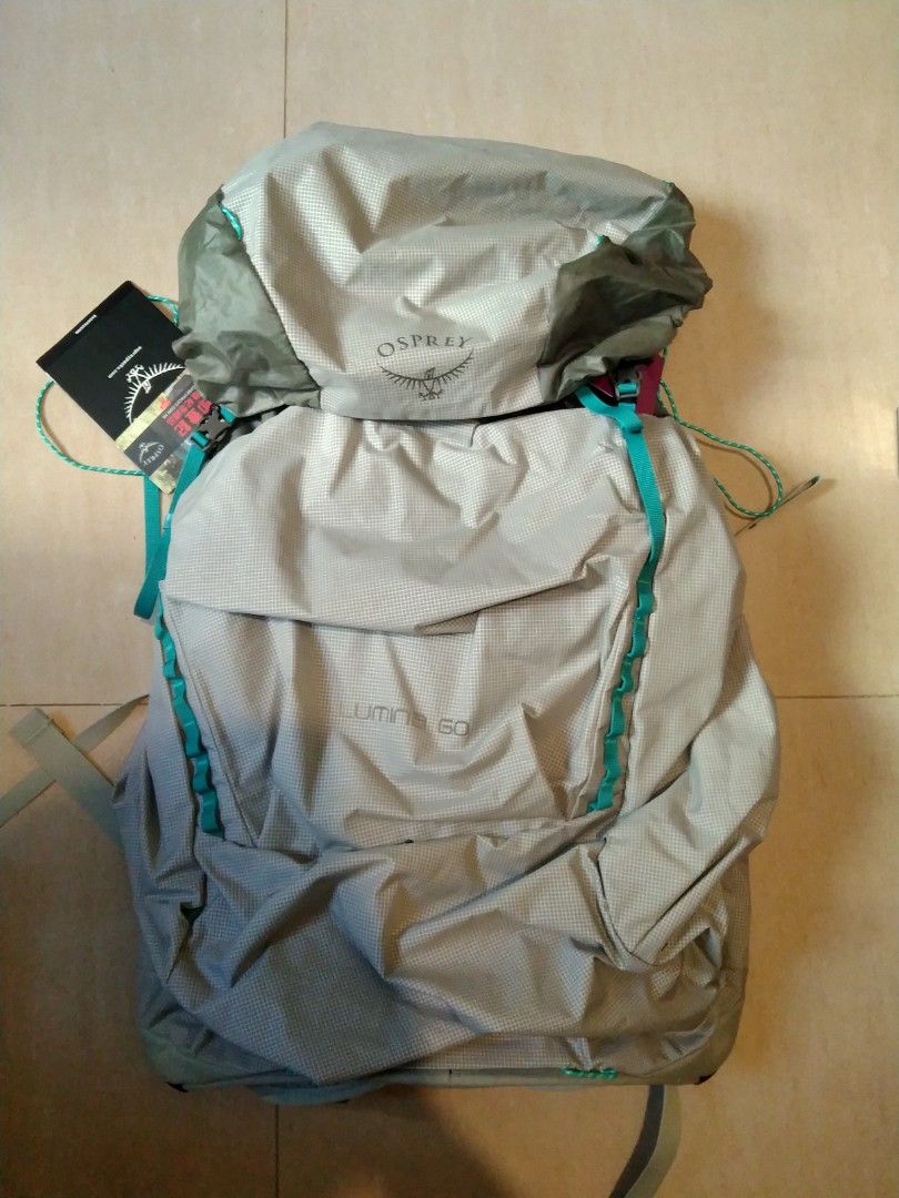 osprey Lumina 60 cyan silver WS UL ultralight