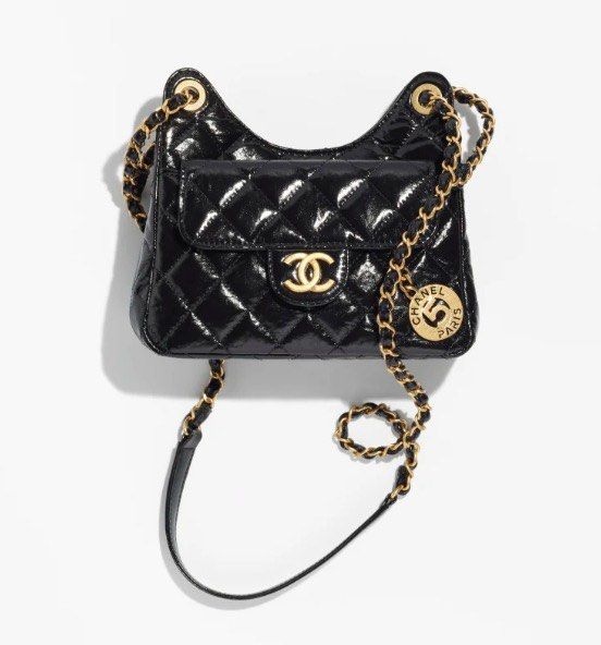 Chanel Unboxing Small Hobo Bag 23C + Mod Shots