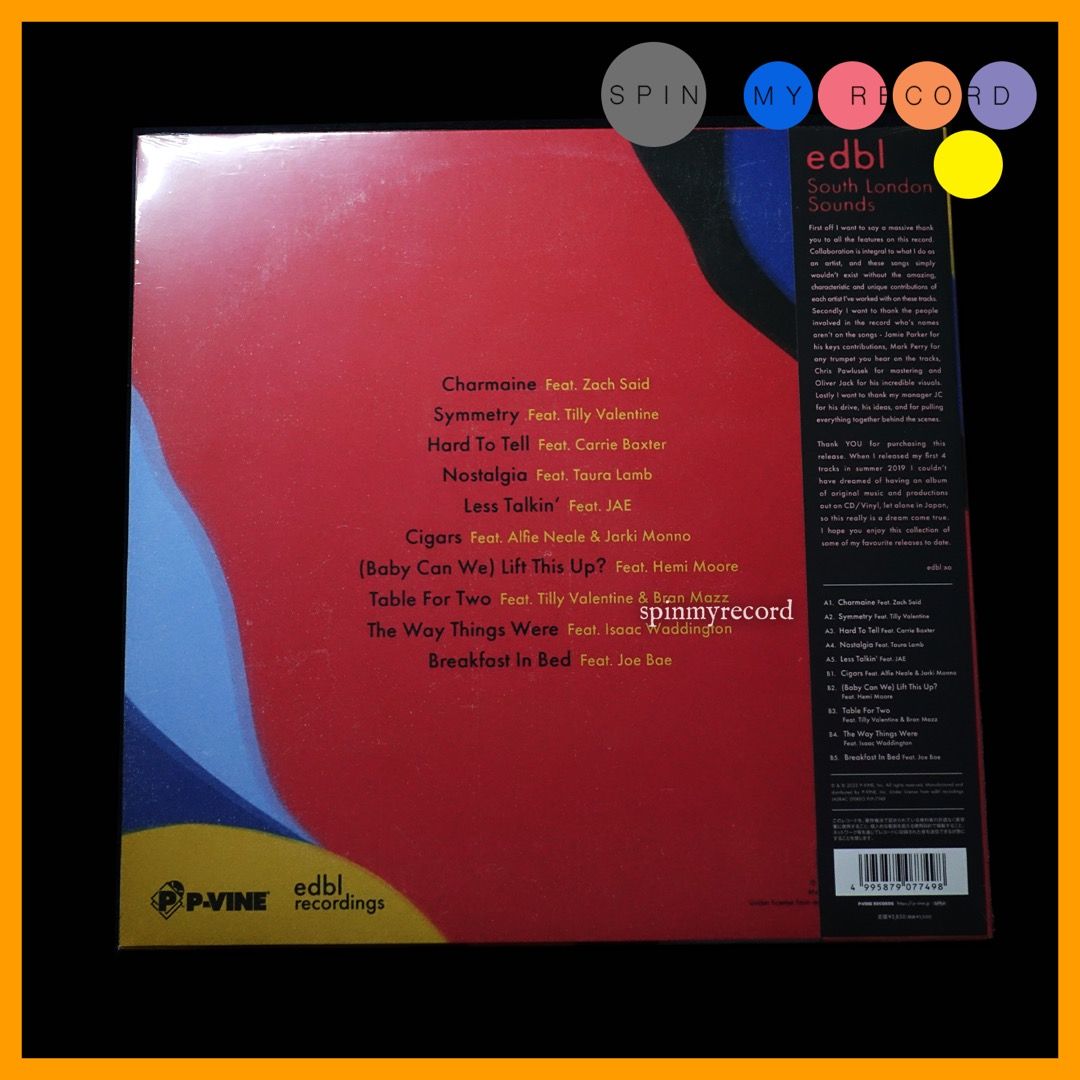 現貨] edbl South London Sounds Exclusive Black Vinyl 限定黑膠