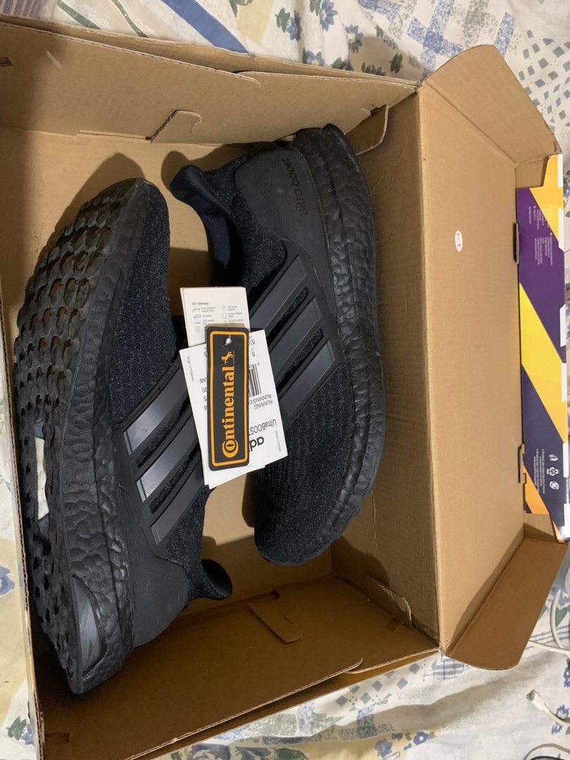 Adidas Ultraboost Triple Black V3 Men s Fashion Footwear Casual
