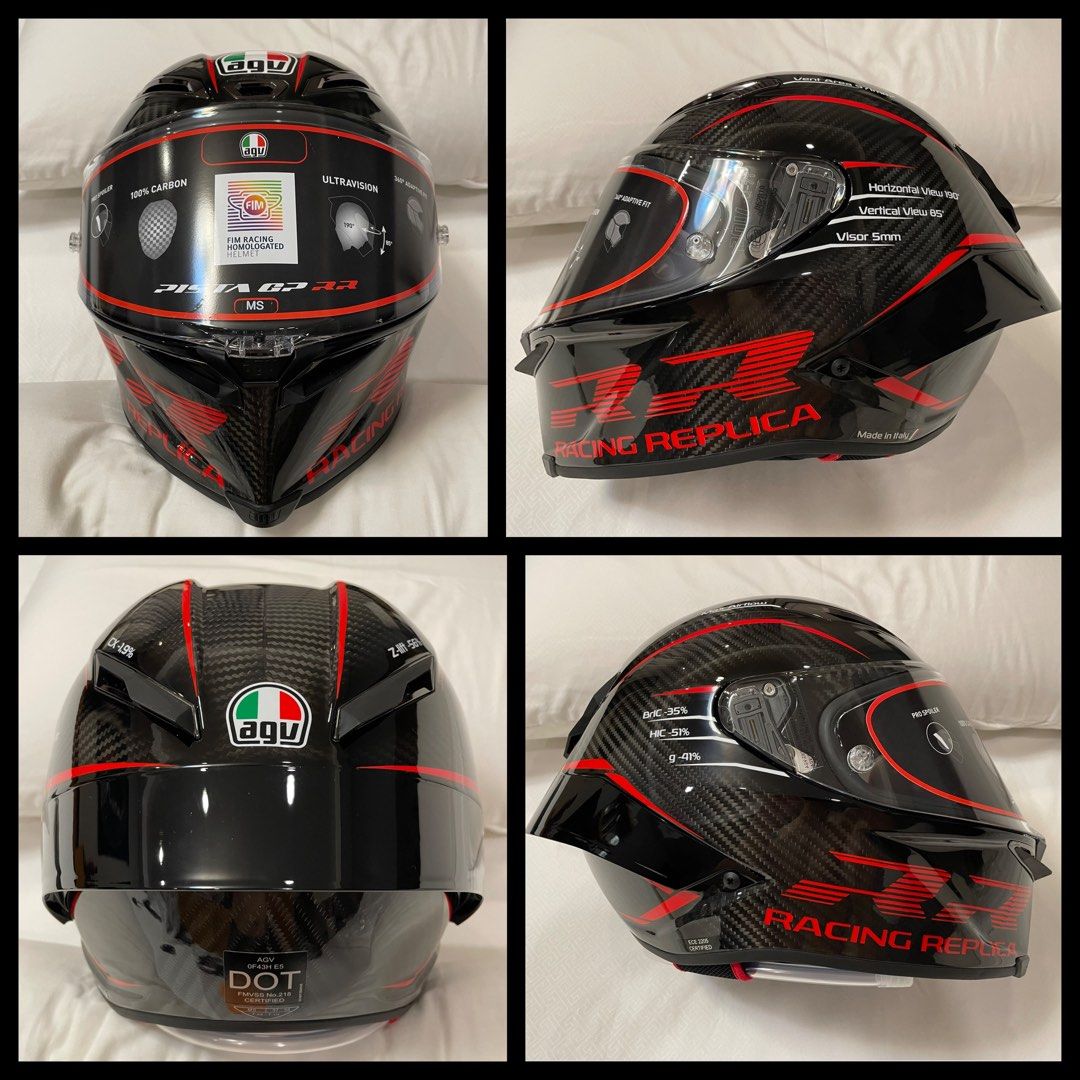 AGV Carbon Helmet, Motorbikes, Motorbike Parts & Accessories, Helmets